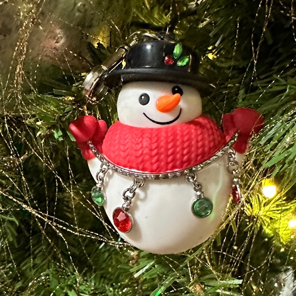 Bath & Body Works Snowman PocketBac Holder with Red Scarf and Black Hat